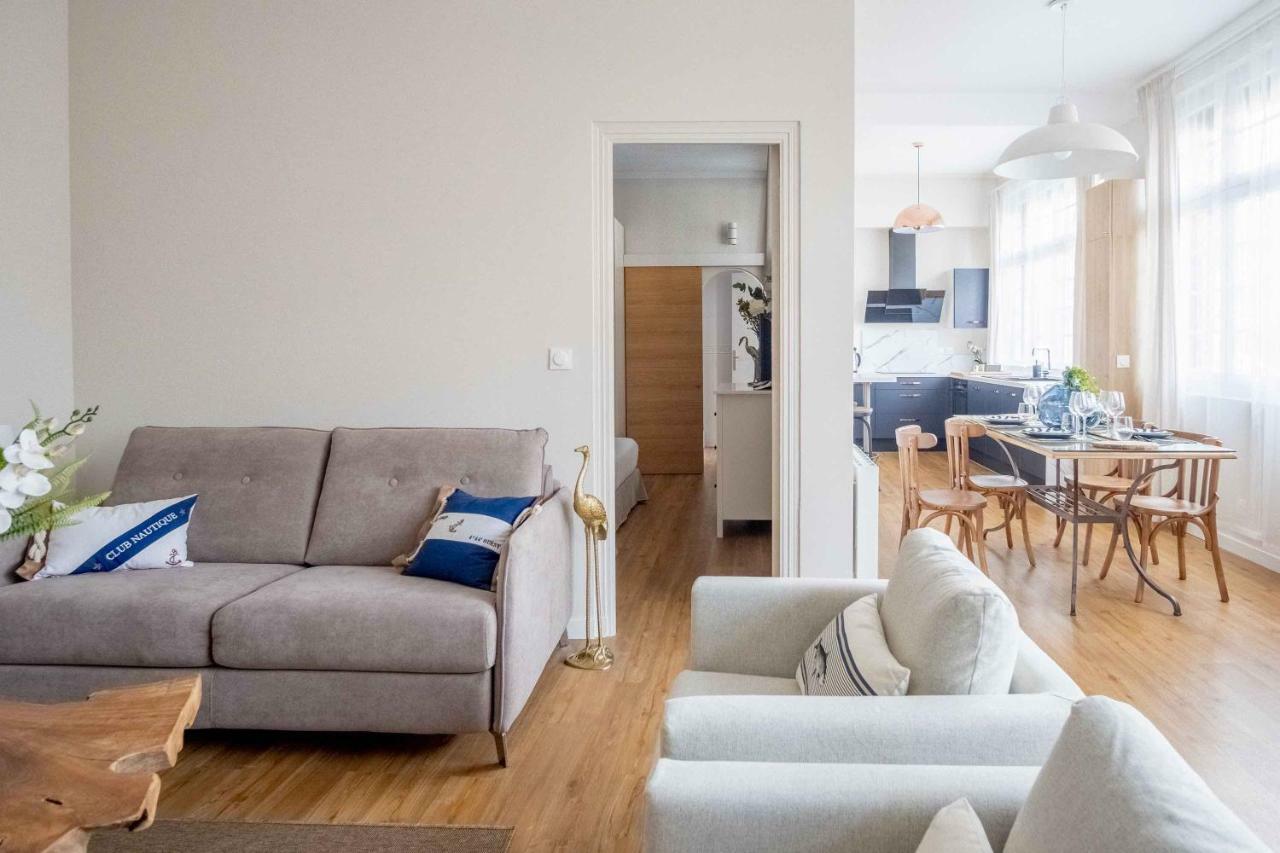 Elegant Appartement En Plein Coeur De Cabourg - Les Locations De Proust Zewnętrze zdjęcie